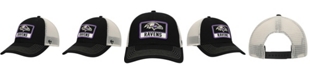 '47 Brand Boys Black, Natural Baltimore Ravens Zoomer MVP Snapback Hat